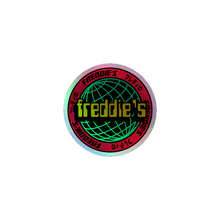 Load image into Gallery viewer, DIGITAL STAMP HOLOGRAPHIC STICKER - FREDDIE'SDIGITAL STAMP HOLOGRAPHIC STICKERFreddie's Vintage and ApparelFREDDIE'S6311187_167053″×3″DIGITAL STAMP HOLOGRAPHIC STICKER
