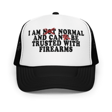 Load image into Gallery viewer, FIREARMS HAT - FREDDIE'SFIREARMS HATFREDDIE'SFREDDIE'S6494987_15908Black / White / BlackFIREARMS HAT - FREDDIE'SFIREARMS HATFREDDIE'SFREDDIE'S6494987_15908Black / White / BlackFIREARMS HAT