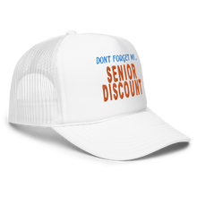Load image into Gallery viewer, SENIOR DISCOUNT HAT