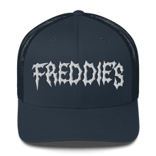Load image into Gallery viewer, FREDDIE'S 2023 TRUCKER CAP - FREDDIE'SFREDDIE'S 2023 TRUCKER CAPFREDDIE'SFREDDIE'S6258585_8751NavyFREDDIE'S 2023 TRUCKER CAP - FREDDIE'SFREDDIE'S 2023 TRUCKER CAPFREDDIE'SFREDDIE'S6258585_8751NavyFREDDIE'S 2023 TRUCKER CAP - FREDDIE'SFREDDIE'S 2023 TRUCKER CAPFREDDIE'SFREDDIE'S6258585_8751NavyFREDDIE'S 2023 TRUCKER CAP