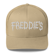 Load image into Gallery viewer, FREDDIE'S 2023 TRUCKER CAP - FREDDIE'SFREDDIE'S 2023 TRUCKER CAPFREDDIE'SFREDDIE'S6258585_8752KhakiFREDDIE'S 2023 TRUCKER CAP - FREDDIE'SFREDDIE'S 2023 TRUCKER CAPFREDDIE'SFREDDIE'S6258585_8752KhakiFREDDIE'S 2023 TRUCKER CAP - FREDDIE'SFREDDIE'S 2023 TRUCKER CAPFREDDIE'SFREDDIE'S6258585_8752KhakiFREDDIE'S 2023 TRUCKER CAP