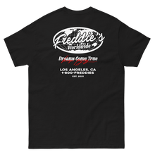 Load image into Gallery viewer, FREDDIE'S WORLDWIDE T - SHIRT - FREDDIE'SFREDDIE'S WORLDWIDE T - SHIRTFREDDIE'SFREDDIE'S8953395_11546BlackSFREDDIE'S WORLDWIDE T - SHIRT - FREDDIE'SFREDDIE'S WORLDWIDE T - SHIRTFREDDIE'SFREDDIE'S8953395_11546BlackSFREDDIE'S WORLDWIDE T - SHIRT