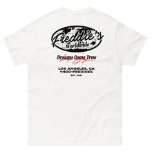 Load image into Gallery viewer, FREDDIE'S WORLDWIDE T - SHIRT - FREDDIE'SFREDDIE'S WORLDWIDE T - SHIRTFREDDIE'SFREDDIE'S7650508_11576WhiteSFREDDIE'S WORLDWIDE T - SHIRT - FREDDIE'SFREDDIE'S WORLDWIDE T - SHIRTFREDDIE'SFREDDIE'S7650508_11576WhiteSFREDDIE'S WORLDWIDE T - SHIRT