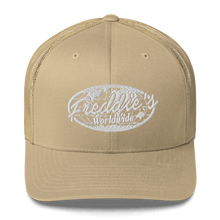 Load image into Gallery viewer, FREDDIE'S WORLDWIDE TRUCKER CAP - FREDDIE'SFREDDIE'S WORLDWIDE TRUCKER CAPFREDDIE'SFREDDIE'S3462924_8752KhakiFREDDIE'S WORLDWIDE TRUCKER CAP - FREDDIE'SFREDDIE'S WORLDWIDE TRUCKER CAPFREDDIE'SFREDDIE'S3462924_8752KhakiFREDDIE'S WORLDWIDE TRUCKER CAP - FREDDIE'SFREDDIE'S WORLDWIDE TRUCKER CAPFREDDIE'SFREDDIE'S3462924_8752KhakiFREDDIE'S WORLDWIDE TRUCKER CAP