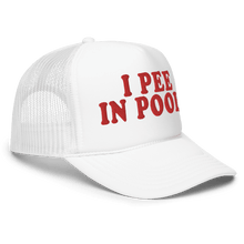 Load image into Gallery viewer, I PEE IN POOLS HAT - FREDDIE'SI PEE IN POOLS HATFREDDIE'SFREDDIE'S1455428_15905WhiteI PEE IN POOLS HAT