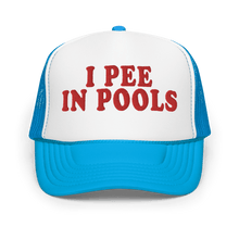 Load image into Gallery viewer, I PEE IN POOLS HAT - FREDDIE'SI PEE IN POOLS HATFREDDIE'SFREDDIE'S1455428_16751Blue / White / BlueI PEE IN POOLS HAT