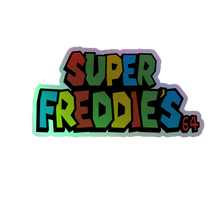 Load image into Gallery viewer, SUPER FREDDIE'S 64 HOLOGRAPHIC STICKER