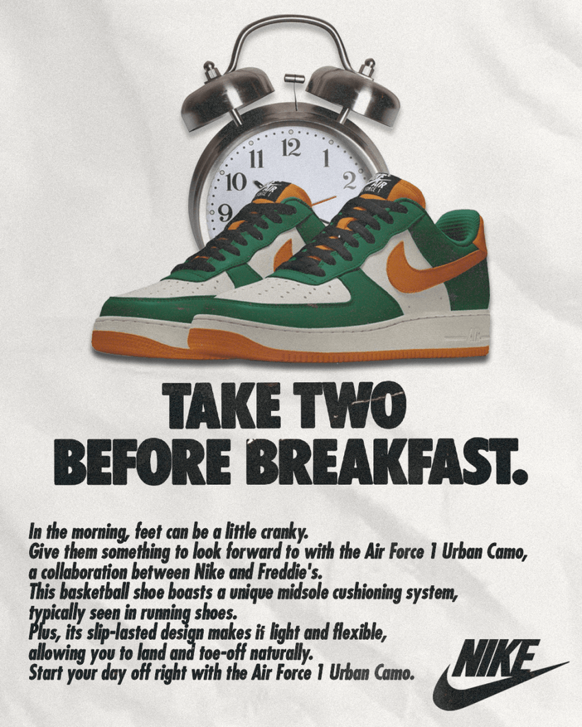 NIKE X FREDDIE'S AIR FORCE 1 URBAN CAMO - FREDDIE'SNIKE X FREDDIE'S AIR FORCE 1 URBAN CAMOFREDDIE'SFREDDIE'S1NIKE X FREDDIE'S AIR FORCE 1 URBAN CAMO